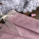 tissu lin coton sweets pink