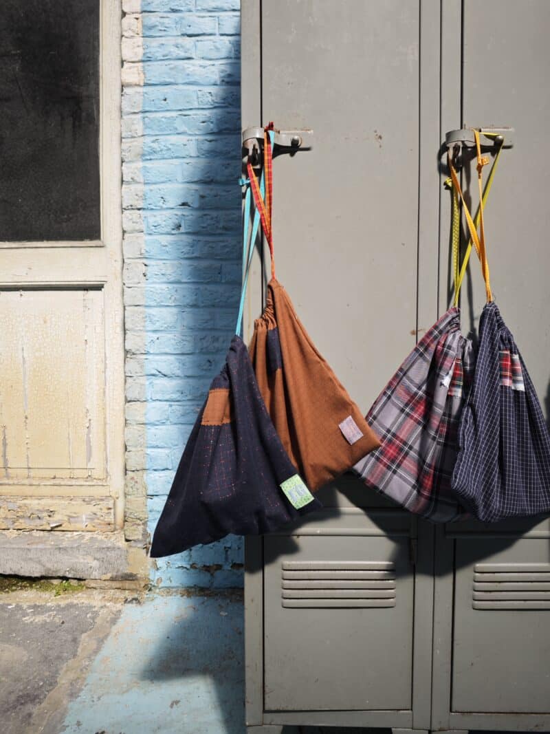 tissu carreaux cahier d'école