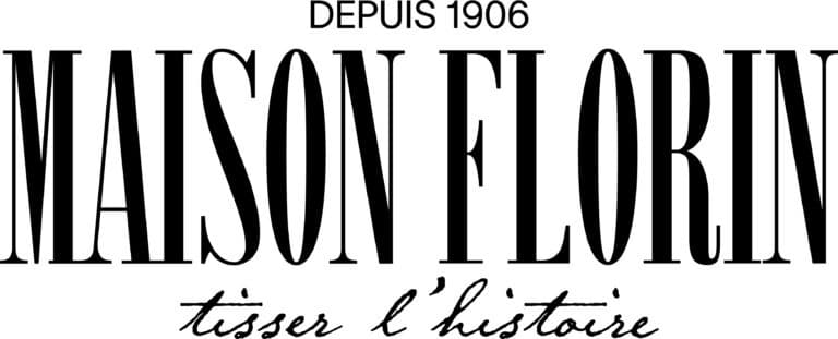 maison florin logotype baseline date noir