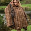 poncho franges vert (copie)